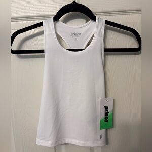 NWT Prince Youth Girls Tennis Tank Top White Size XS MSRP $25